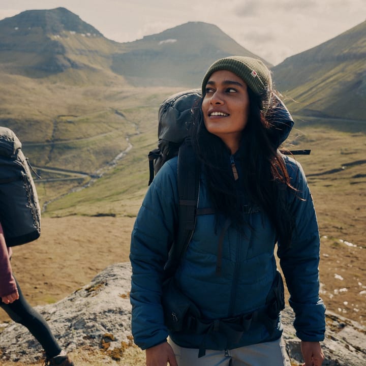 Fjällräven Keb Padded Hoodie W Mountain Blue Fjällräven
