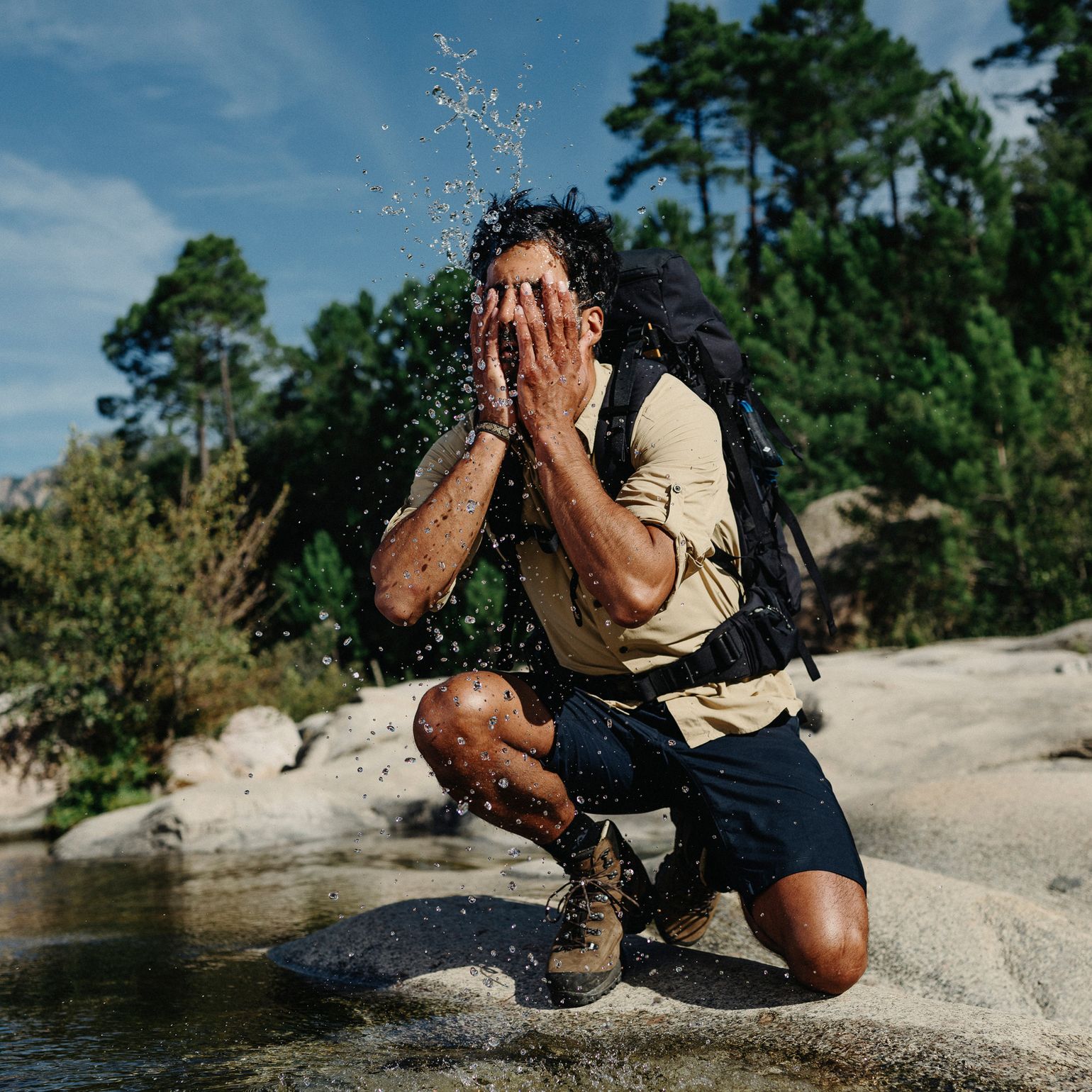 Fjällräven Men's Abisko Hike Shorts Black