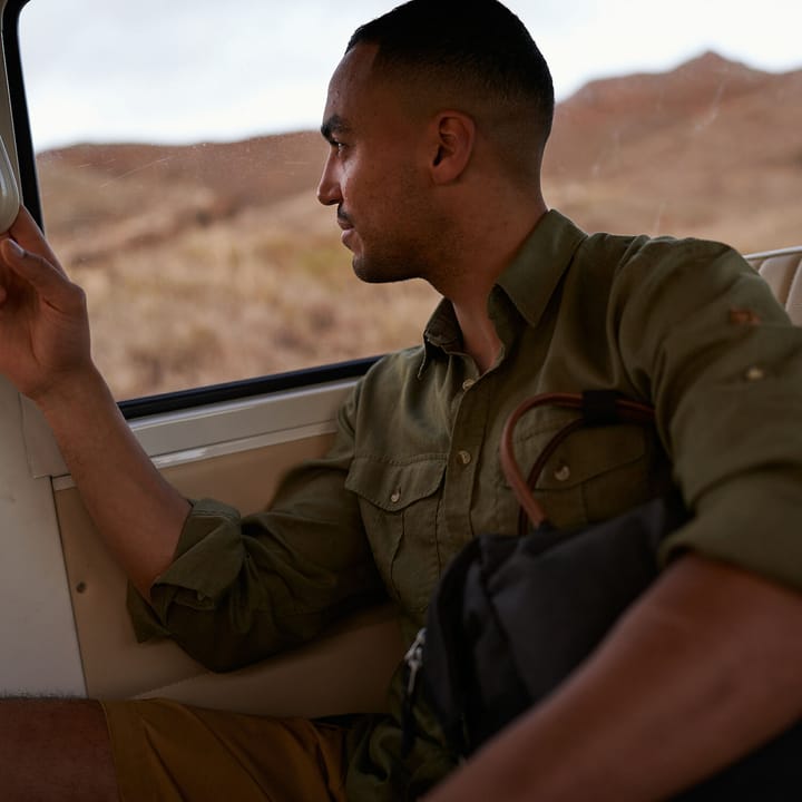 Men's Övik Travel Long Sleeved Shirt Green Fjällräven