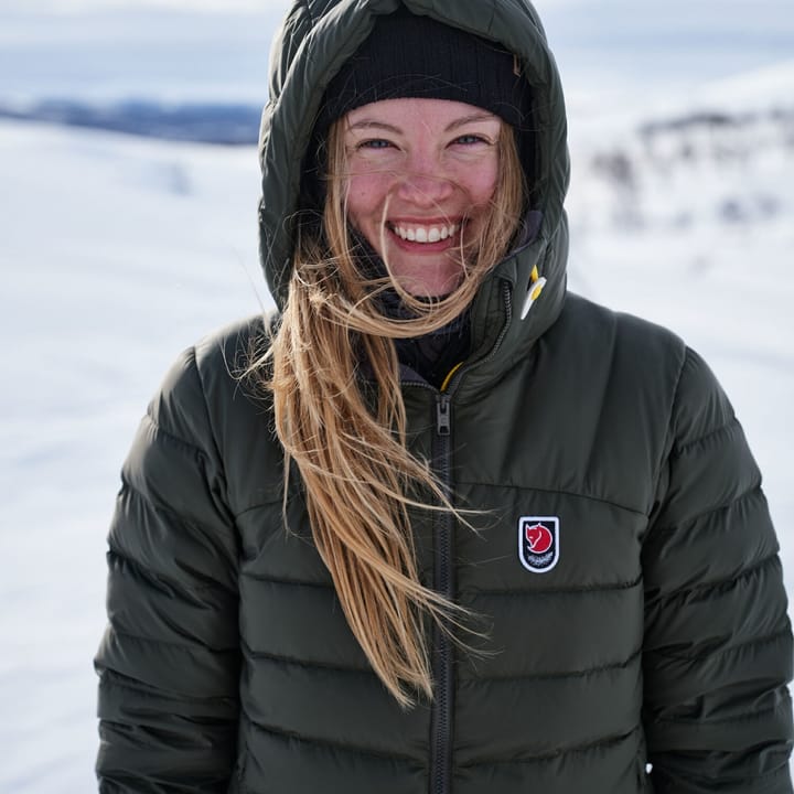 Fjällräven Women's Expedition Pack Down Hoodie Mustard Yellow Fjällräven