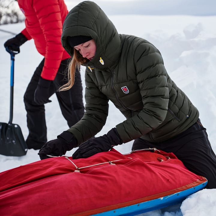 Fjällräven Women's Expedition Pack Down Hoodie Mustard Yellow Fjällräven