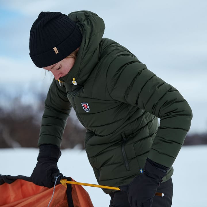 Fjällräven Women's Expedition Pack Down Hoodie Mustard Yellow Fjällräven