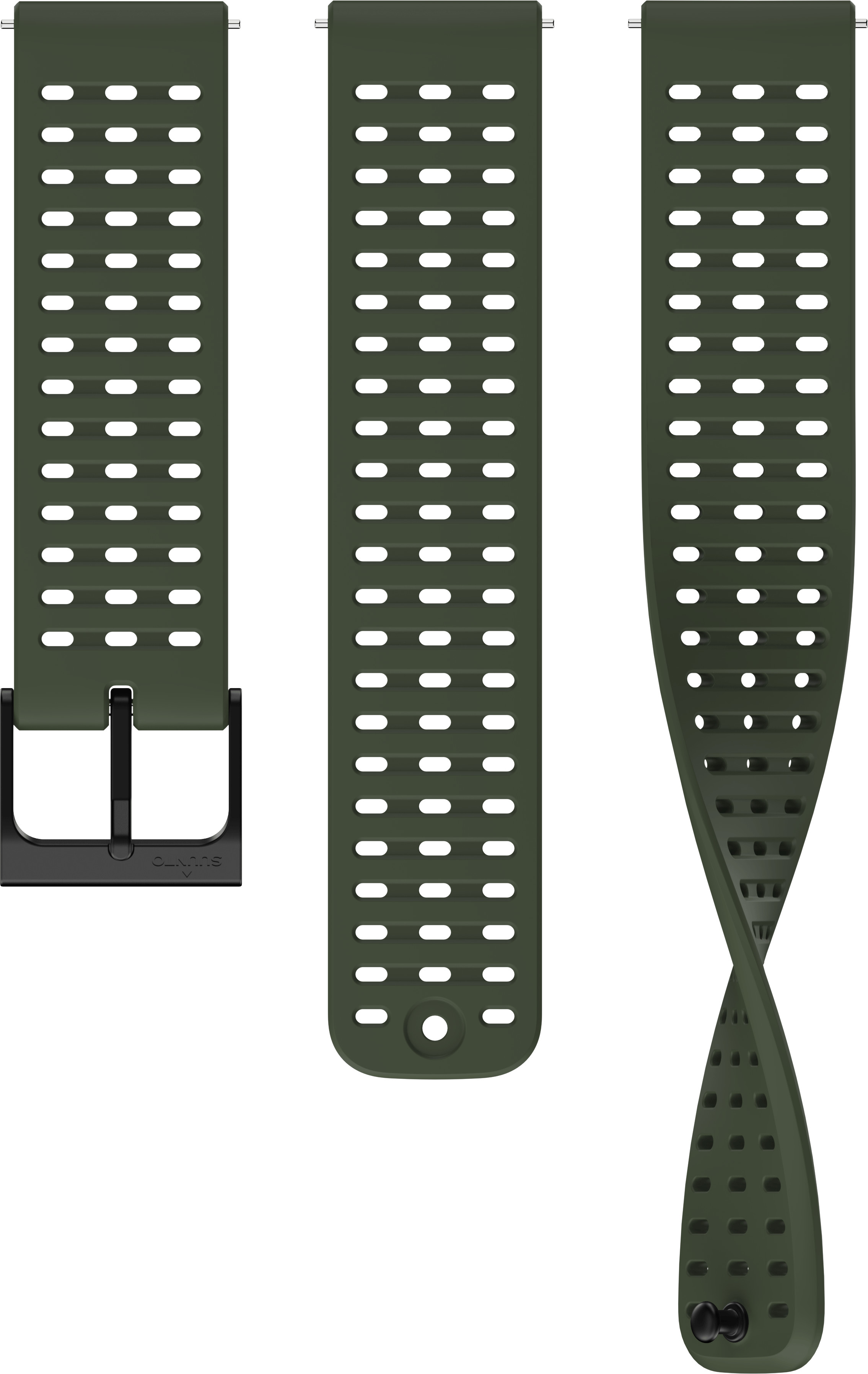 Suunto 22 Ath2 Silicone Strap Forest Green Elektroniikkatarvikkeet S+M