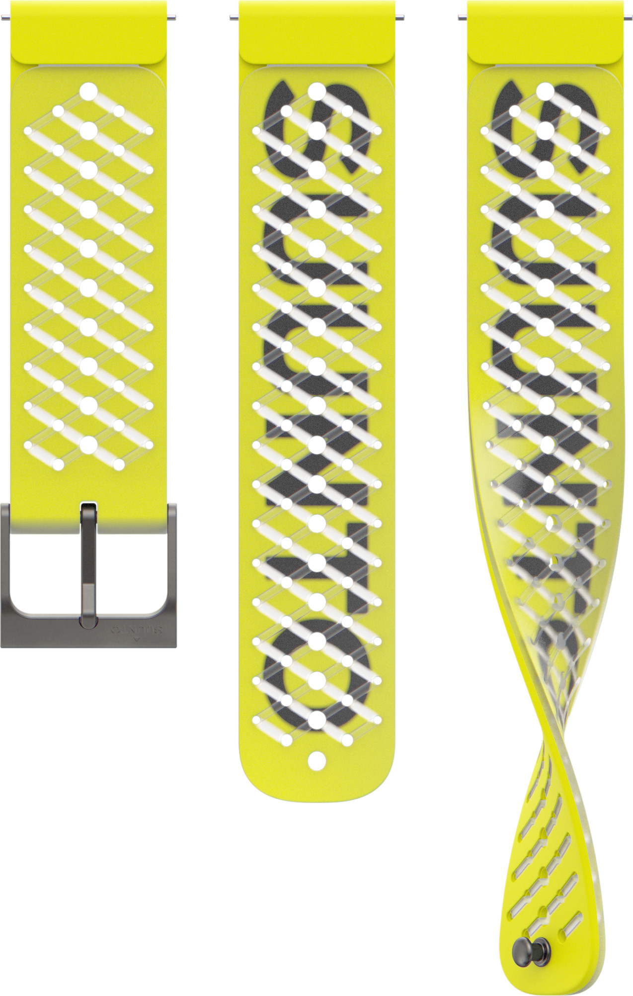 Suunto 22 Ath5 Silicone Strap Lemon Yellow Elektroniikkatarvikkeet S+M