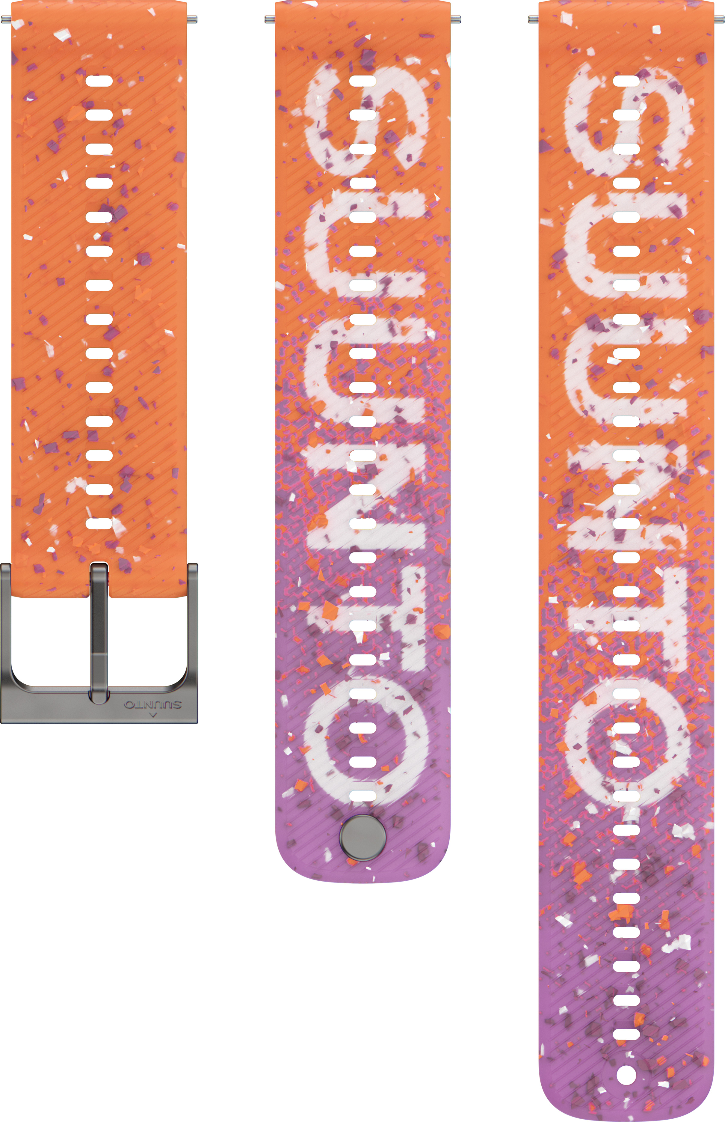 Suunto 22 Ath6 Silicone Strap Power Orange Elektroniktillbehör S+M