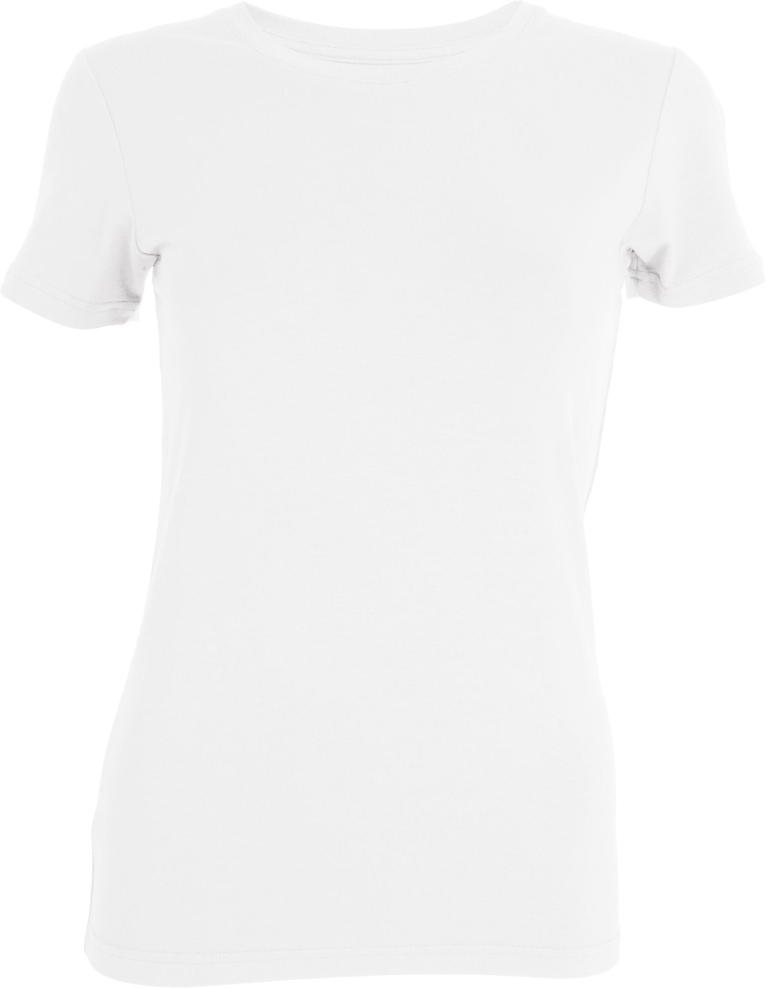 Tufte Wear Womens Crew Neck Tee Bright White