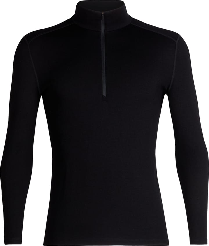 Icebreaker Men's 260 Tech Longsleeve Half Zip Black Icebreaker