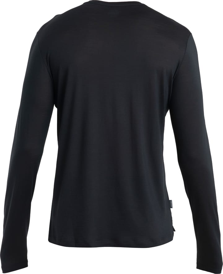 Icebreaker Men's Merino 125 Cool-Lite™ Sphere III Long Sleeve Tee Black Icebreaker
