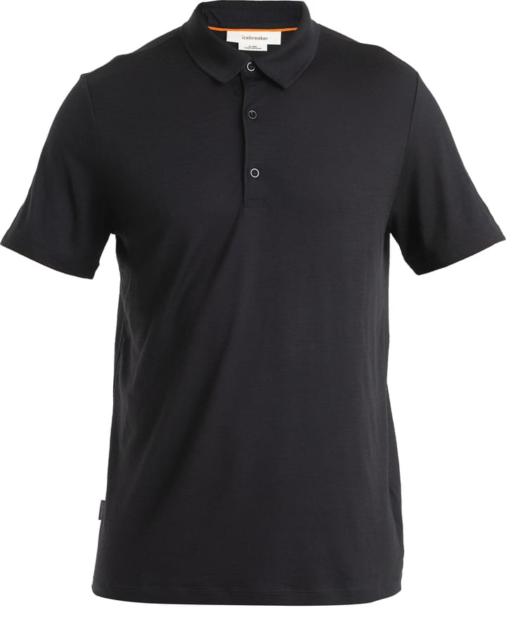 Icebreaker Men's Merino 150 Tech Lite III Short Sleeve Polo Black Icebreaker