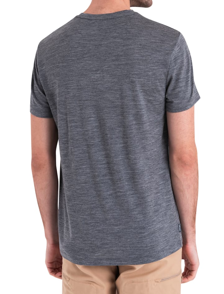 Icebreaker Men Merino 150 Tech Lite Iii Ss Tee Gritstone Heather Icebreaker