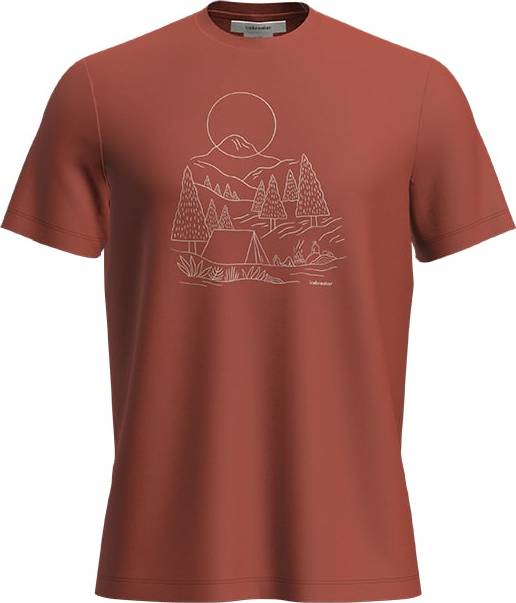 Icebreaker Men Merino 150 Tech Lite Iii Ss Tee Sunset Camp Molten Icebreaker Icebreaker Men Merino 150 Tech Lite Iii Ss Tee Sunset Camp Molten Icebreaker