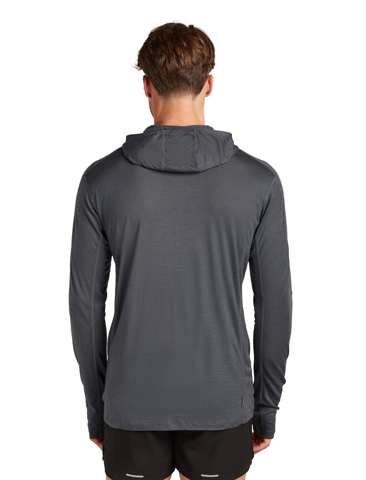 Icebreaker Men 150 Merinofine™ Ace Ls Hoodie Upf Black Icebreaker