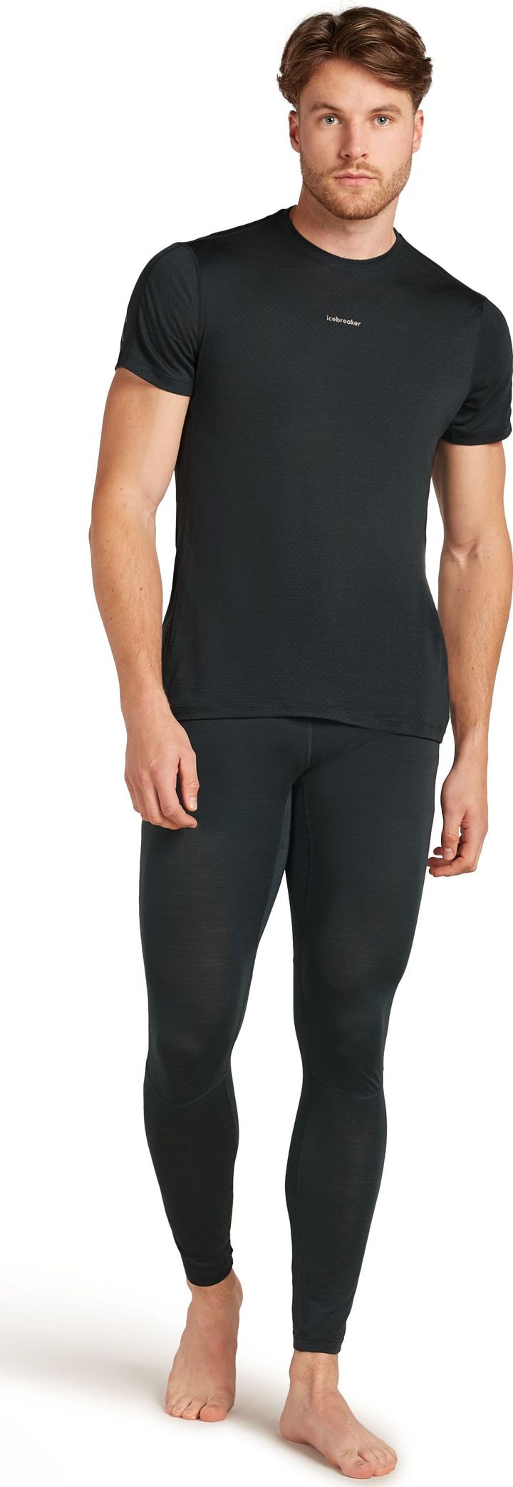 Icebreaker Men's 125 Zoneknit Leggings Black Icebreaker