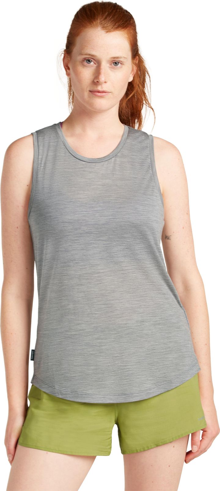 Women Merino 125 Cool-Lite™ Sphere III Tank Metro Hthr Icebreaker