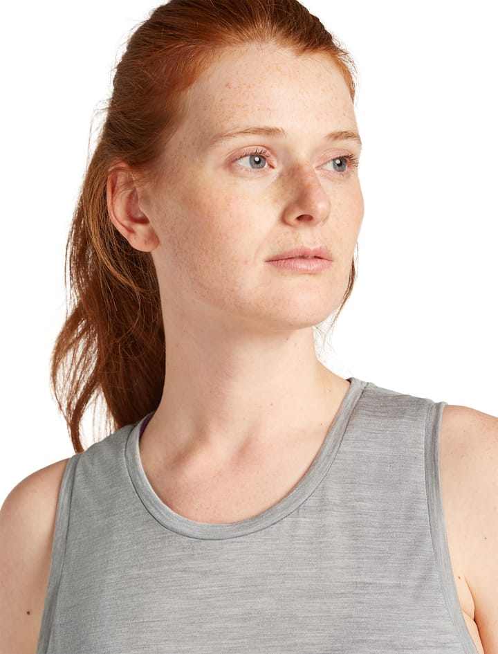 Women Merino 125 Cool-Lite™ Sphere III Tank Metro Hthr Icebreaker