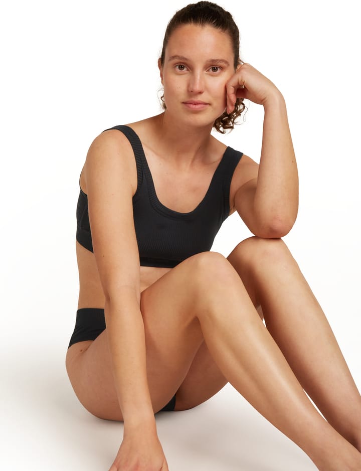 Icebreaker Women's Merino Rib Lotus Bra Black Icebreaker
