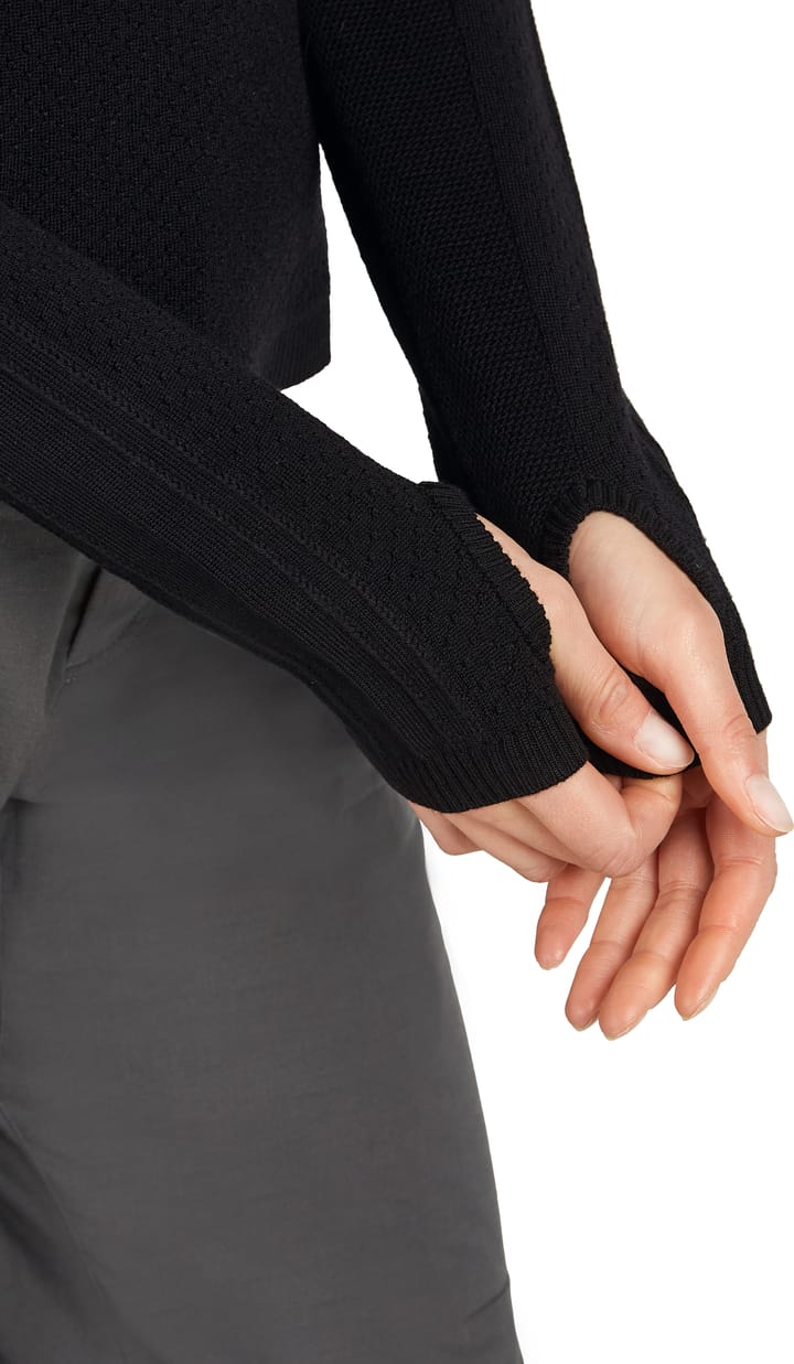 Icebreaker Women's Icebreaker Anniversary Original Longsleeve Half Zip Black Icebreaker