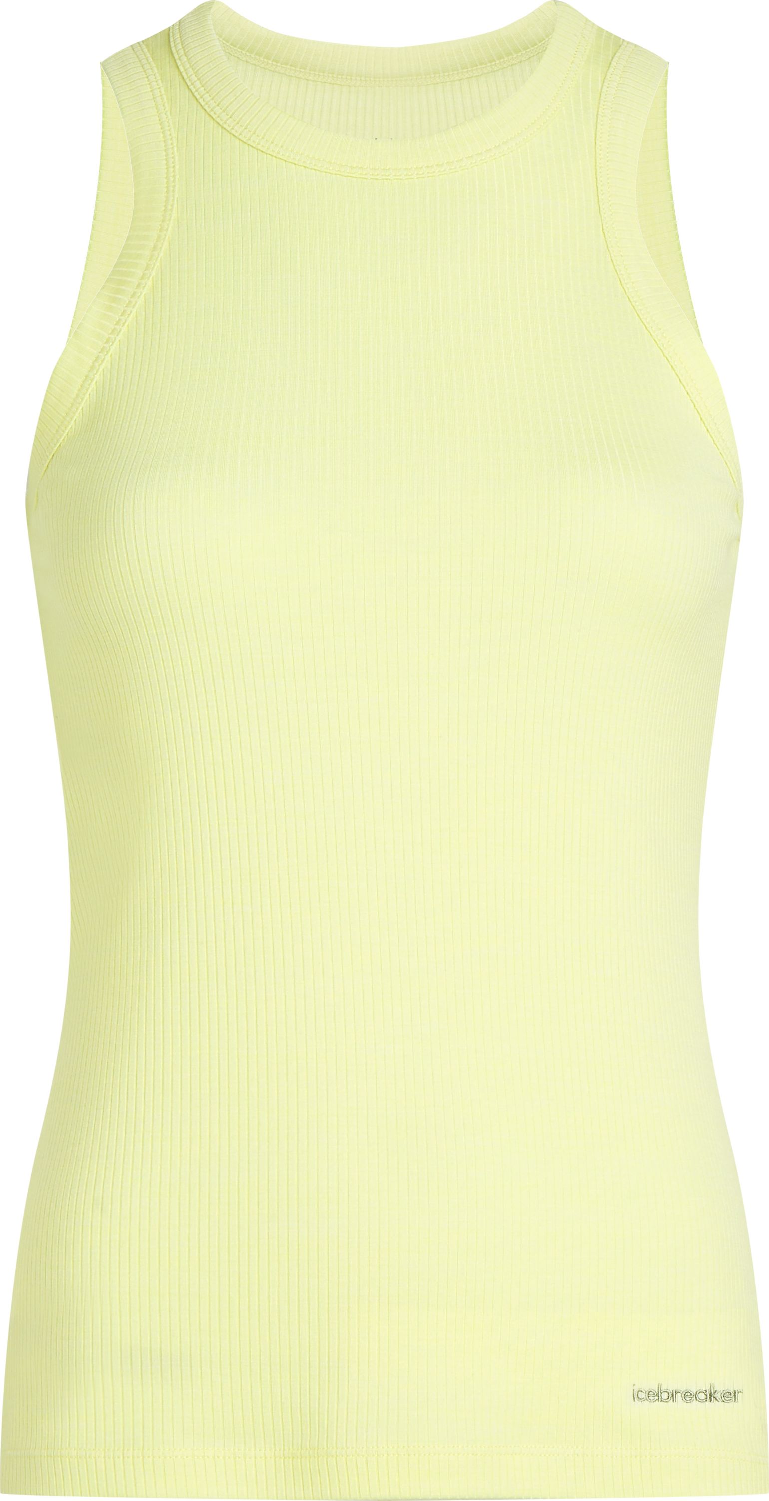 Icebreaker Women's Merino Rib Lotus Tank Citrine
