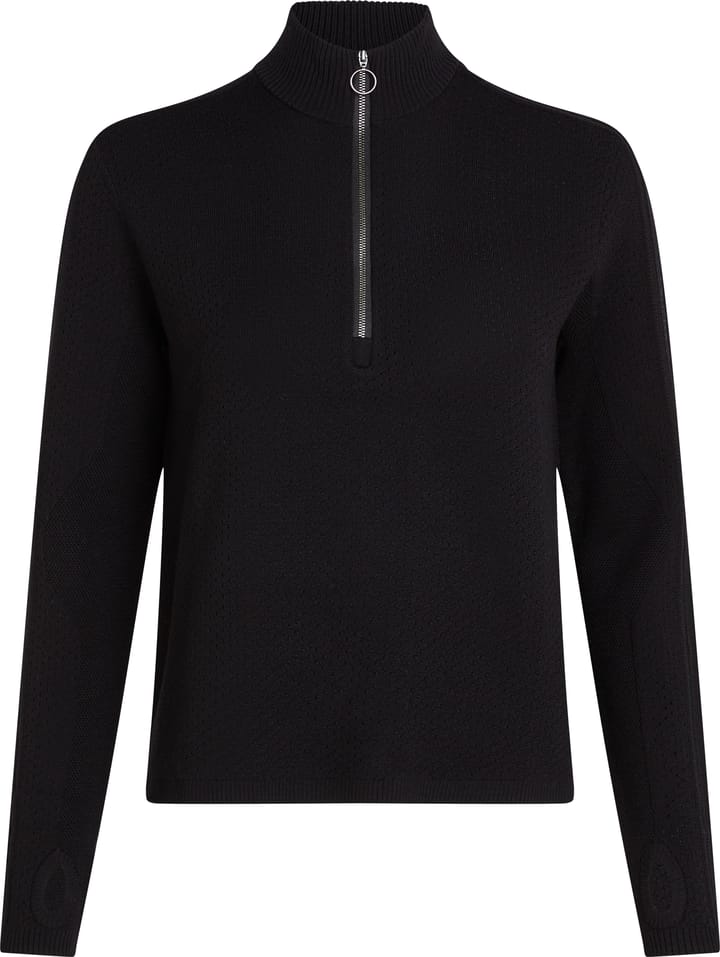 Icebreaker Women's Icebreaker Anniversary Original Longsleeve Half Zip Black Icebreaker