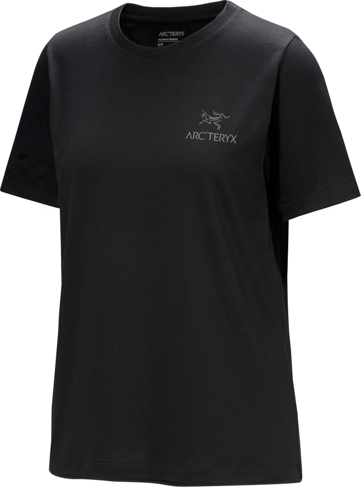 Arc'teryx Women's Kragg Sl Cotton Emblem Crew Shortsleeve Black Arc'teryx
