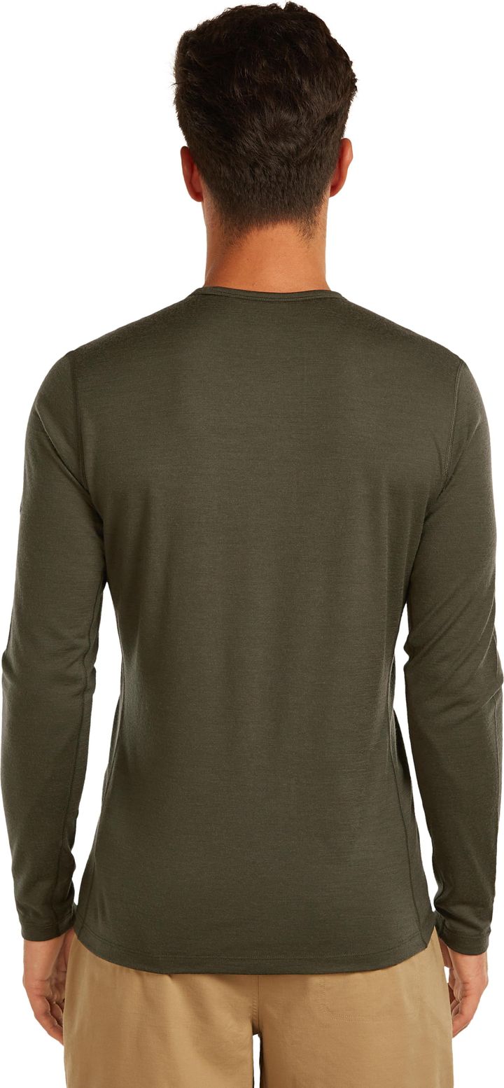 Icebreaker Men's 200 Oasis Long Sleeve Crewe Dk Loden Icebreaker
