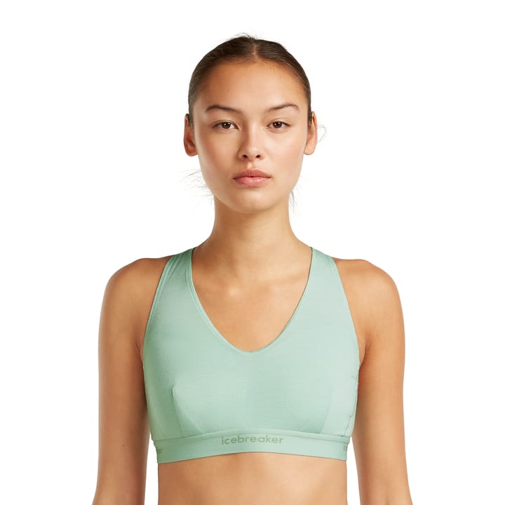 Icebreaker Women's Merino 125 Cool-Lite Sprite Racerback Bra Mint Icebreaker