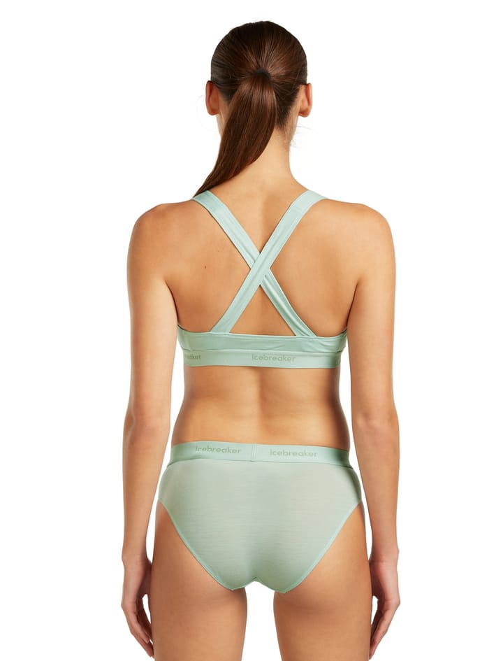 Icebreaker Women's Merino 125 Cool-Lite Sprite Racerback Bra Mint Icebreaker