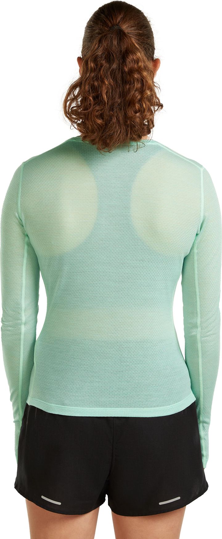 Women's Merino 75 Cool-Lite Featherlight Longsleeve Crewe Mint Icebreaker