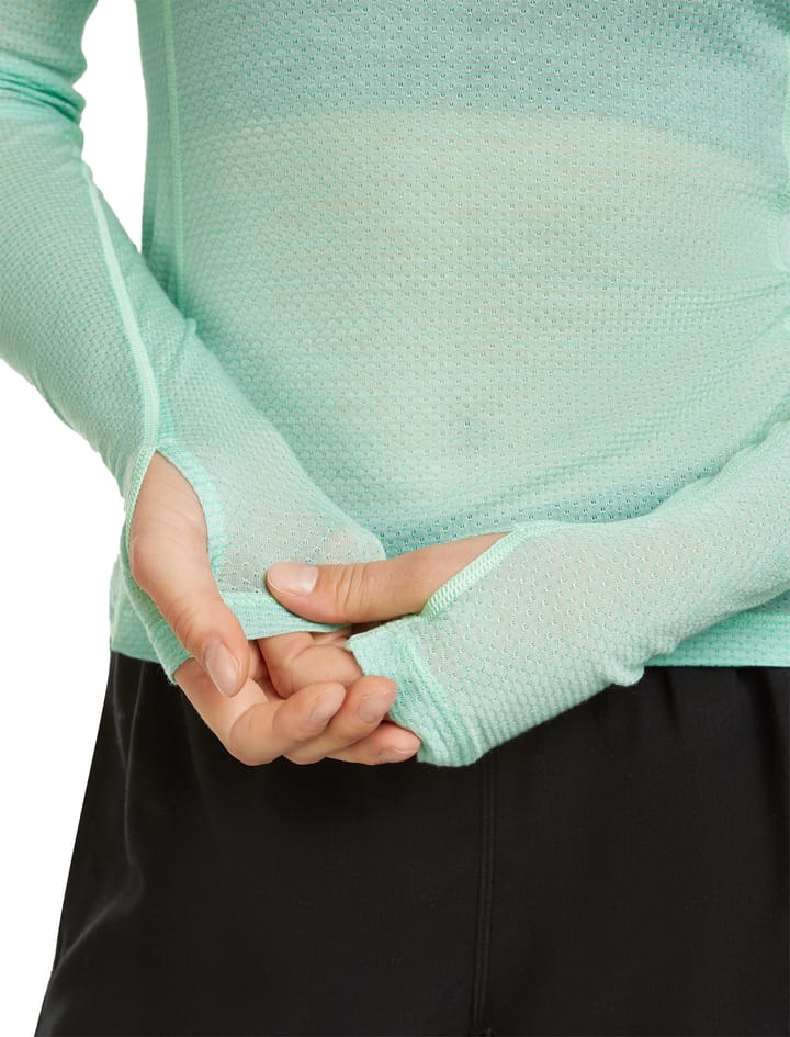 Women's Merino 75 Cool-Lite Featherlight Longsleeve Crewe Mint Icebreaker