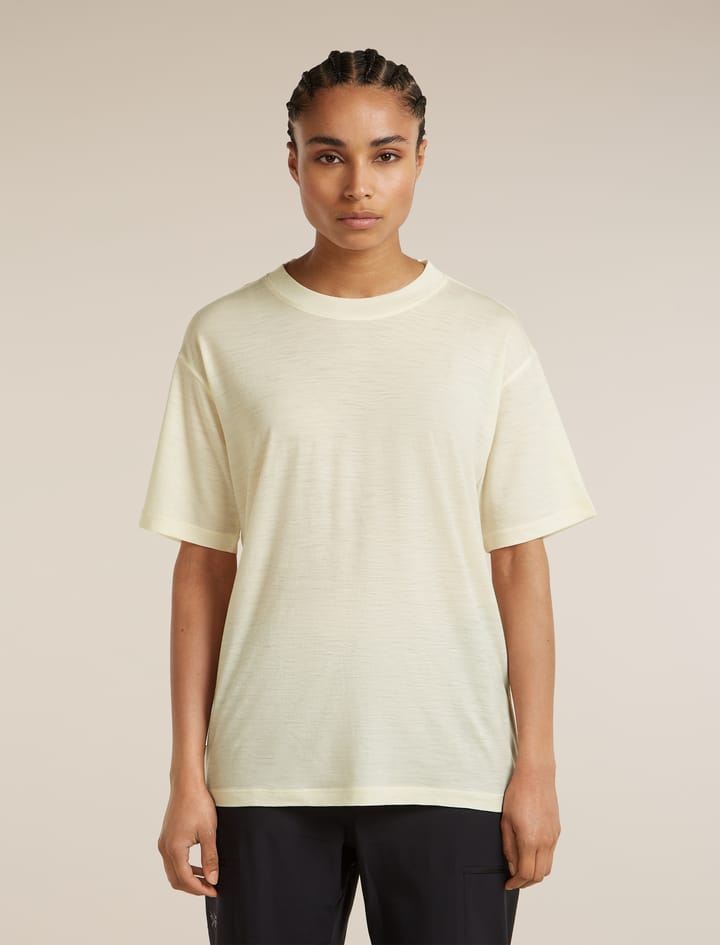 Icebreaker Women's Merino 150 Tech Lite Ss Relaxed Tee Undyed Icebreaker