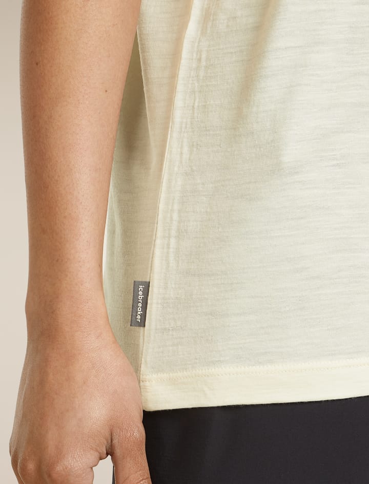 Icebreaker Women's Merino 150 Tech Lite Ss Relaxed Tee Undyed Icebreaker