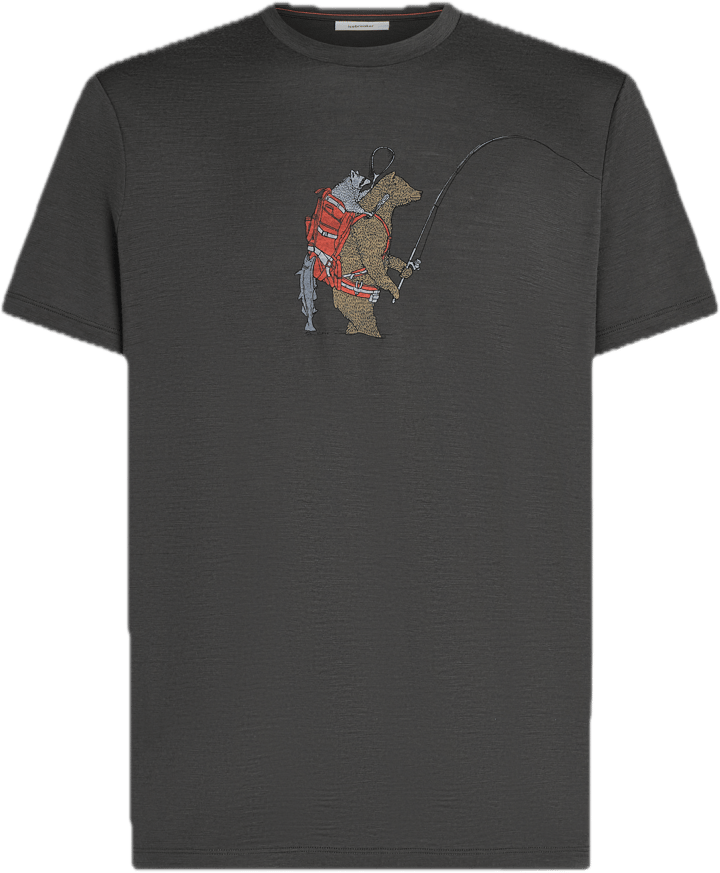 Icebreaker M Mer 150 Tech Lite Ss Tee Bear Catch Abyss Icebreaker