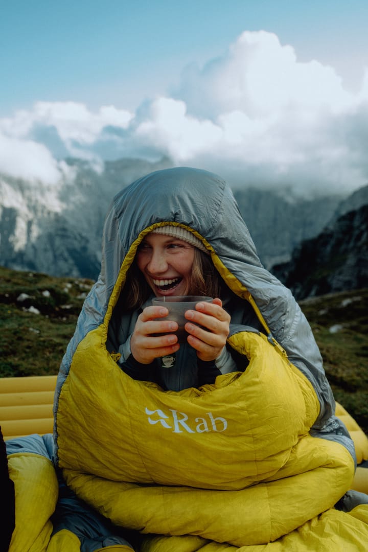 Rab Women's Neutrino Down Sleeping Bag -6°C Zinc/Dark Pollen Rab