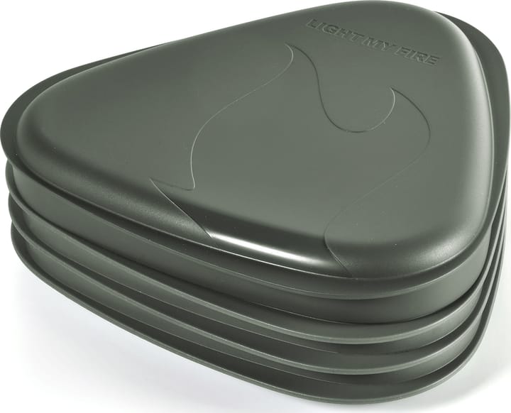 Light My Fire StackPlate Kit 4-pack Sagegreen Light My Fire