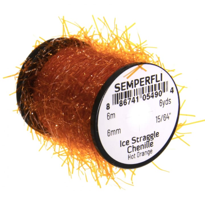Semperfli Semperfli Ice Straggle Chenille Hot Orange Semperfli Semperfli Semperfli Ice Straggle Chenille Hot Orange Semperfli
