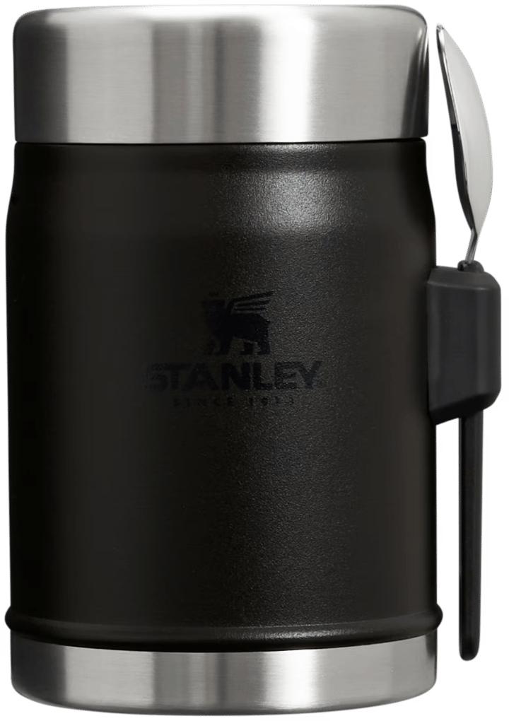 Stanley Legendary Classic Food Jar + Spork 0,4 L Black 2.0 Stanley