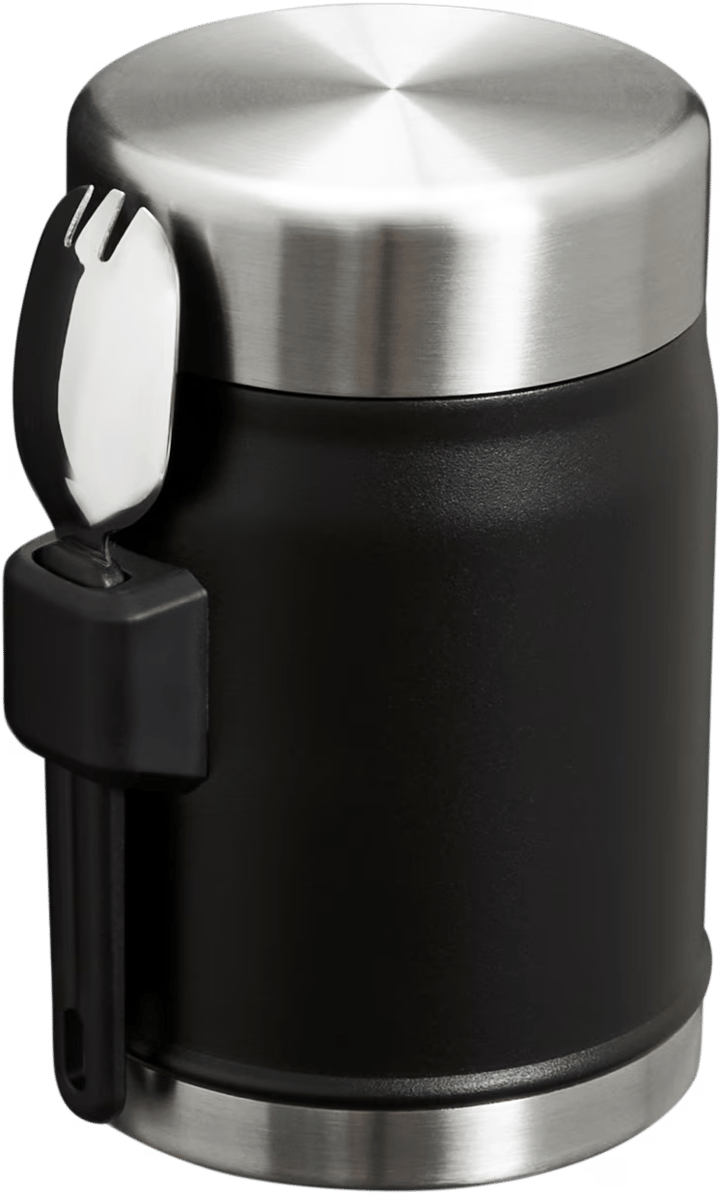 Stanley Legendary Classic Food Jar + Spork 0,4 L Black 2.0 Stanley
