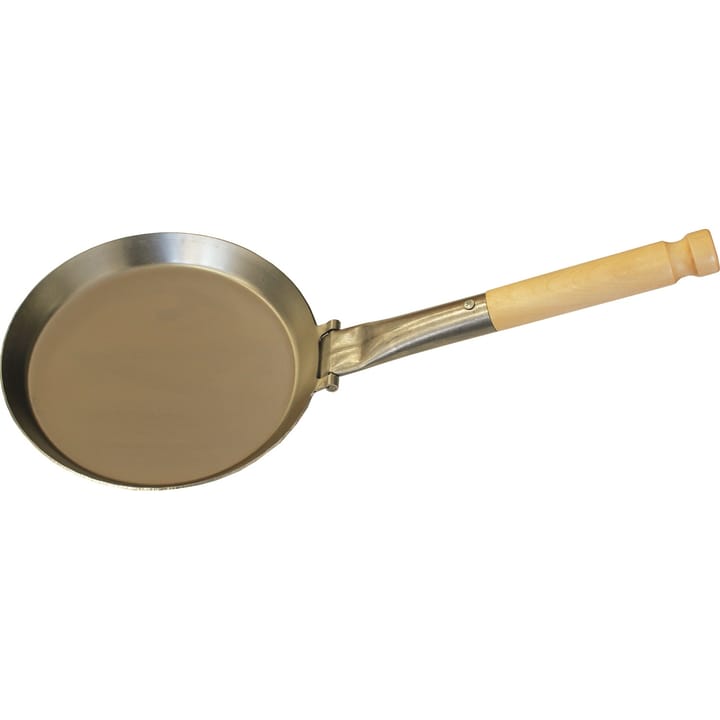 Camping Frying Pan Folding Handle Steel/Wood Stabilotherm