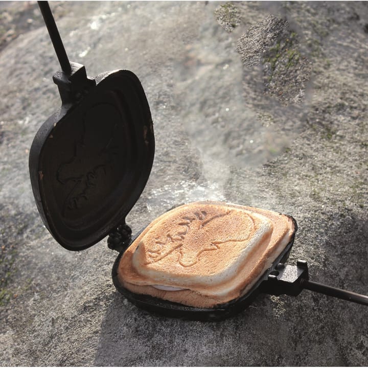 Sandwich Iron Moose Motif Black/Steel/Wood Stabilotherm