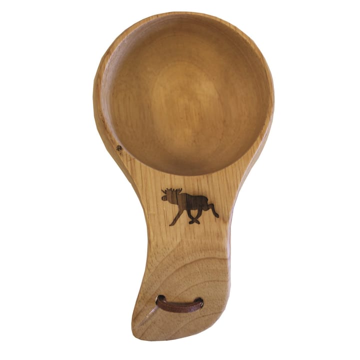 Wooden Cup Elk Motif 1,2 dl Wood Stabilotherm