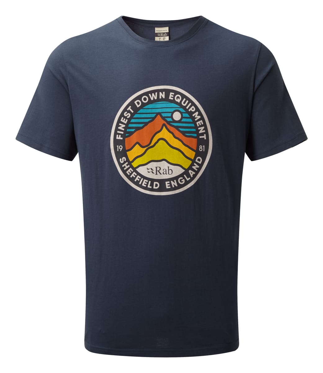 Rab Stance 3 Peaks SS Tee Deep Ink