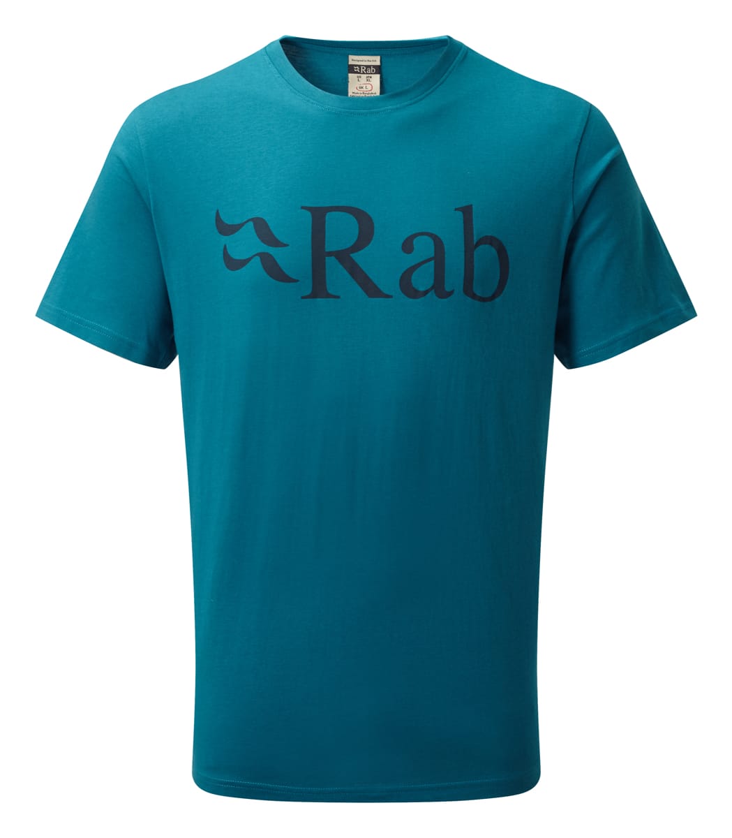 Rab Stance Logo SS Tee Azure