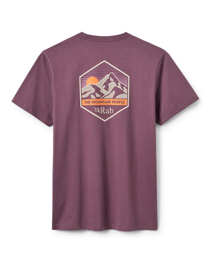 Rab Stance Mountain Peak Tee Dark Iris Rab