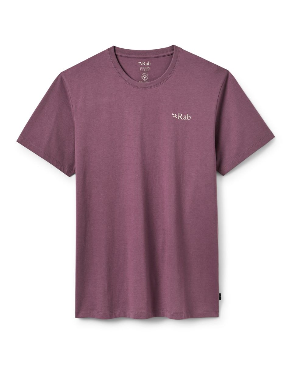 Rab Stance Mountain Peak Tee Dark Iris