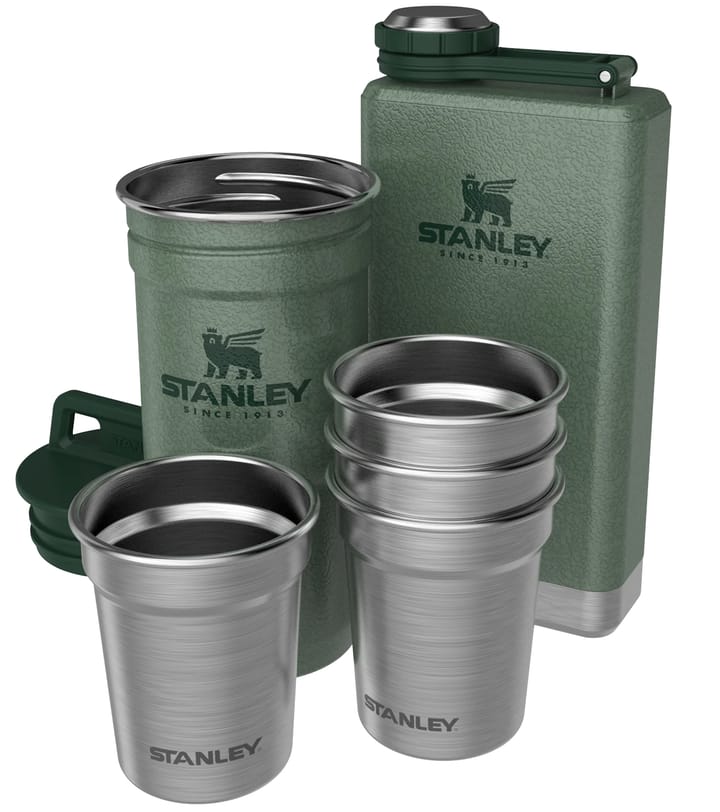 Stanley Adventure Shot + Flask Gift Set Hammertone Green Stanley