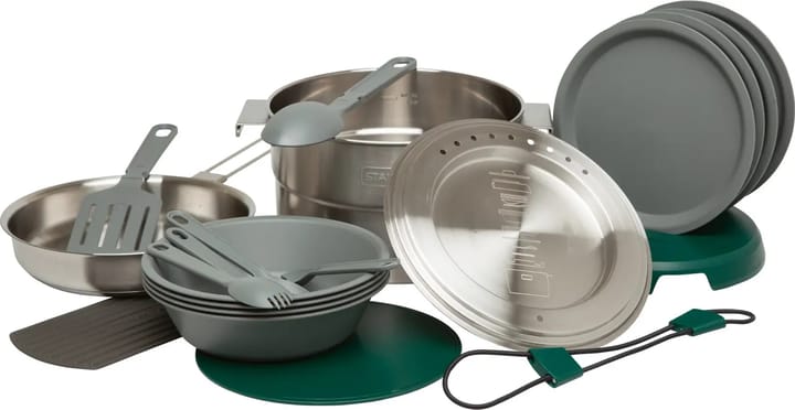 Stanley Full Kitchen Base Camp Cook Set Stainless Steel Stanley