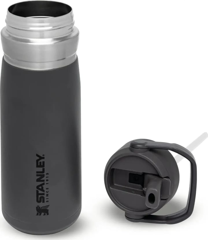 Stanley Go Flip Straw Water Bottle 0.65 L Charcoal Stanley