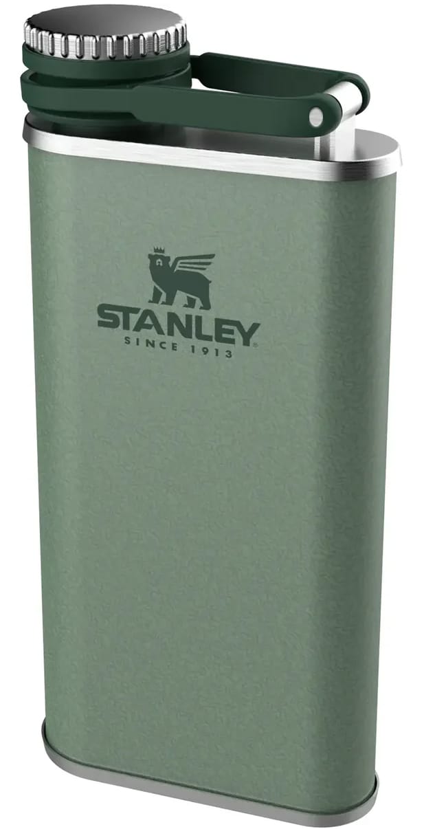 Stanley Classic Wide Mouth Flask 0.23L Hammertone Green Stanley