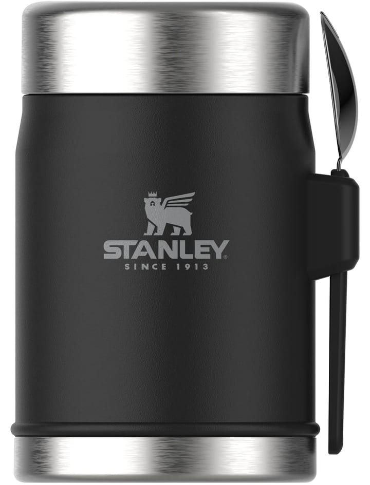 Stanley The Legendary Food Jar + Spork Matte Black Stanley Stanley The Legendary Food Jar + Spork Matte Black Stanley