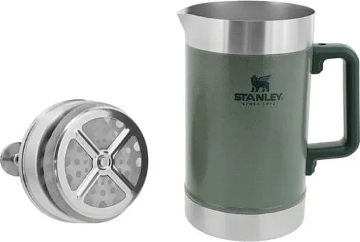 The Stay-Hot French Press 1.4 L Hammertone Green Stanley